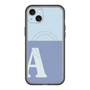 スリムプロテクションプレミアムケース with MagSafe［ オリジナル - initial two tone - A blue ］