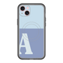 スリムプロテクションプレミアムケース with MagSafe［ オリジナル - initial two tone - A blue ］