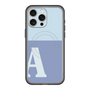 スリムプロテクションプレミアムケース with MagSafe［ オリジナル - initial two tone - A blue ］