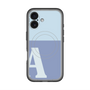 スリムプロテクションプレミアムケース with MagSafe［ オリジナル - initial two tone - A blue ］