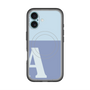 スリムプロテクションプレミアムケース with MagSafe［ オリジナル - initial two tone - A blue ］