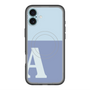 スリムプロテクションプレミアムケース with MagSafe［ オリジナル - initial two tone - A blue ］
