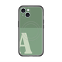 スリムプロテクションプレミアムケース with MagSafe［ オリジナル - initial two tone - A green ］