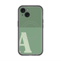 スリムプロテクションプレミアムケース with MagSafe［ オリジナル - initial two tone - A green ］