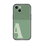 スリムプロテクションプレミアムケース with MagSafe［ オリジナル - initial two tone - A green ］