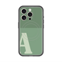 スリムプロテクションプレミアムケース with MagSafe［ オリジナル - initial two tone - A green ］