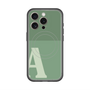 スリムプロテクションプレミアムケース with MagSafe［ オリジナル - initial two tone - A green ］
