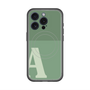 スリムプロテクションプレミアムケース with MagSafe［ オリジナル - initial two tone - A green ］