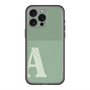 スリムプロテクションプレミアムケース with MagSafe［ オリジナル - initial two tone - A green ］