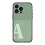 スリムプロテクションプレミアムケース with MagSafe［ オリジナル - initial two tone - A green ］