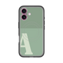 スリムプロテクションプレミアムケース with MagSafe［ オリジナル - initial two tone - A green ］