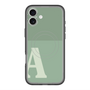 スリムプロテクションプレミアムケース with MagSafe［ オリジナル - initial two tone - A green ］