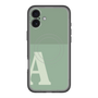 スリムプロテクションプレミアムケース with MagSafe［ オリジナル - initial two tone - A green ］
