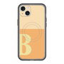 スリムプロテクションプレミアムケース with MagSafe［ オリジナル - initial two tone - B orange ］