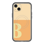 スリムプロテクションプレミアムケース with MagSafe［ オリジナル - initial two tone - B orange ］