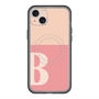 スリムプロテクションプレミアムケース with MagSafe［ オリジナル - initial two tone - B pink ］