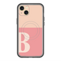 スリムプロテクションプレミアムケース with MagSafe［ オリジナル - initial two tone - B pink ］