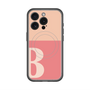 スリムプロテクションプレミアムケース with MagSafe［ オリジナル - initial two tone - B pink ］