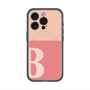 スリムプロテクションプレミアムケース with MagSafe［ オリジナル - initial two tone - B pink ］