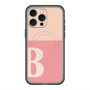 スリムプロテクションプレミアムケース with MagSafe［ オリジナル - initial two tone - B pink ］
