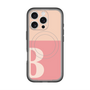 スリムプロテクションプレミアムケース with MagSafe［ オリジナル - initial two tone - B pink ］