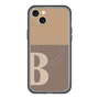スリムプロテクションプレミアムケース with MagSafe［ オリジナル - initial two tone - B brown ］