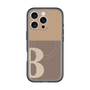 スリムプロテクションプレミアムケース with MagSafe［ オリジナル - initial two tone - B brown ］