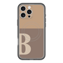 スリムプロテクションプレミアムケース with MagSafe［ オリジナル - initial two tone - B brown ］