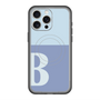 スリムプロテクションプレミアムケース with MagSafe［ オリジナル - initial two tone - B blue ］