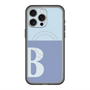 スリムプロテクションプレミアムケース with MagSafe［ オリジナル - initial two tone - B blue ］