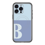 スリムプロテクションプレミアムケース with MagSafe［ オリジナル - initial two tone - B blue ］