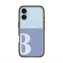 スリムプロテクションプレミアムケース with MagSafe［ オリジナル - initial two tone - B blue ］