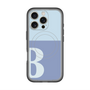 スリムプロテクションプレミアムケース with MagSafe［ オリジナル - initial two tone - B blue ］