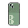 スリムプロテクションプレミアムケース with MagSafe［ オリジナル - initial two tone - B green ］