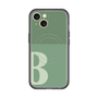 スリムプロテクションプレミアムケース with MagSafe［ オリジナル - initial two tone - B green ］