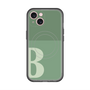スリムプロテクションプレミアムケース with MagSafe［ オリジナル - initial two tone - B green ］