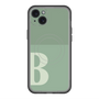 スリムプロテクションプレミアムケース with MagSafe［ オリジナル - initial two tone - B green ］