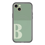 スリムプロテクションプレミアムケース with MagSafe［ オリジナル - initial two tone - B green ］