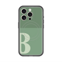 スリムプロテクションプレミアムケース with MagSafe［ オリジナル - initial two tone - B green ］