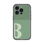 スリムプロテクションプレミアムケース with MagSafe［ オリジナル - initial two tone - B green ］