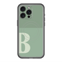 スリムプロテクションプレミアムケース with MagSafe［ オリジナル - initial two tone - B green ］