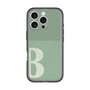 スリムプロテクションプレミアムケース with MagSafe［ オリジナル - initial two tone - B green ］