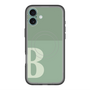 スリムプロテクションプレミアムケース with MagSafe［ オリジナル - initial two tone - B green ］