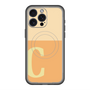 スリムプロテクションプレミアムケース with MagSafe［ オリジナル - initial two tone - C orange ］