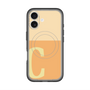 スリムプロテクションプレミアムケース with MagSafe［ オリジナル - initial two tone - C orange ］