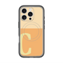 スリムプロテクションプレミアムケース with MagSafe［ オリジナル - initial two tone - C orange ］