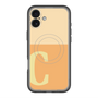 スリムプロテクションプレミアムケース with MagSafe［ オリジナル - initial two tone - C orange ］