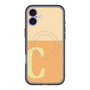 スリムプロテクションプレミアムケース with MagSafe［ オリジナル - initial two tone - C orange ］