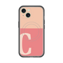 スリムプロテクションプレミアムケース with MagSafe［ オリジナル - initial two tone - C pink ］