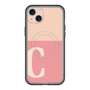 スリムプロテクションプレミアムケース with MagSafe［ オリジナル - initial two tone - C pink ］